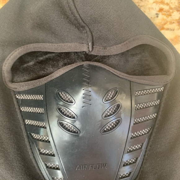 2 one SZ Men’s thermal fleece ski masks NEW, one w airflow filter for warmth. - Picture 3 of 13